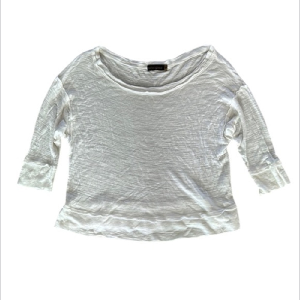 Revolve Saint Grace size P small white 3/4 sleeve shirt